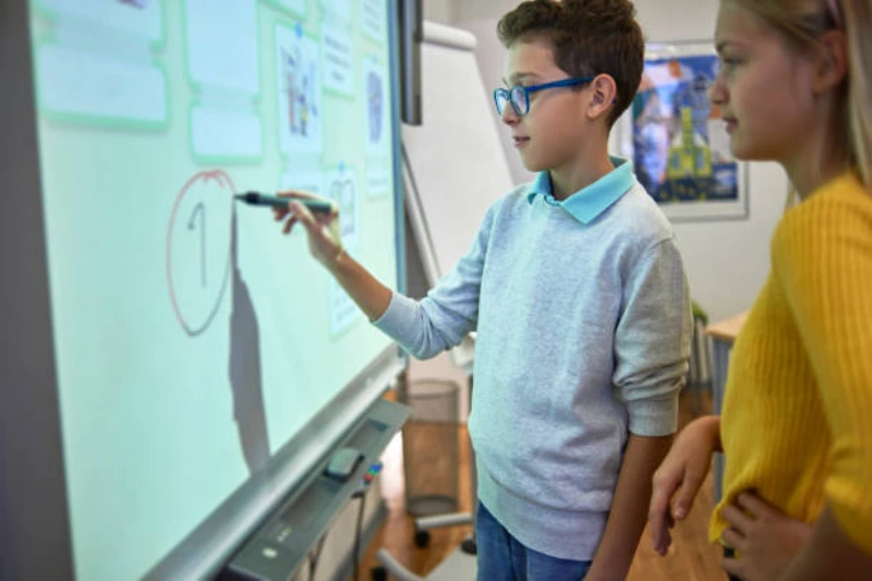 Tela interativa touch screen